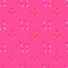 Seamless background pattern with various colored circles.