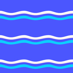 Seamless pattern background with multi-colored wavy lines.