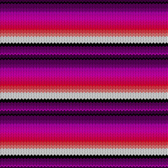 Seamless background with a knitted texture, imitation of wool. Multicolored diverse lines.