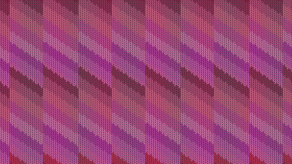 Obraz premium Background with a knitted texture, imitation of wool. Multicolored diverse lines.