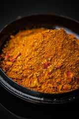 Ras el hanout, a spice mix from North Africa - obrazy, fototapety, plakaty