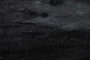 Cercles muraux Texture du bois de chauffage Close up Surface of charcoal