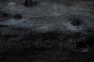 Close up Surface of charcoal