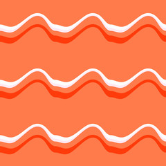 Seamless pattern background with multi-colored wavy lines.
