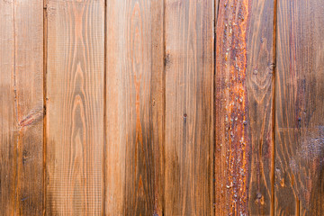 Dark old wooden table texture background top view