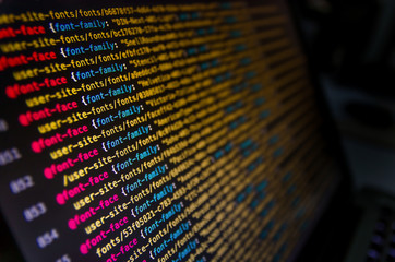 Desktop source code and Wallpaper by Computer language with coding and programming.