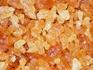 sweet brown rock sugar food texture background