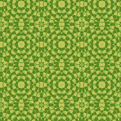 Seamless color pattern from a variety of geometric shapes.