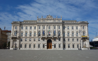 Fototapeta na wymiar Piazza Unita d Italia, Trieste, Italy