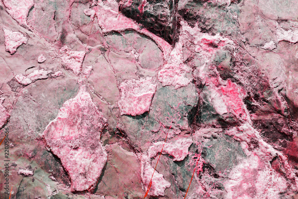 Poster close-up texture of stone. beautiful pink background. abstract texture.