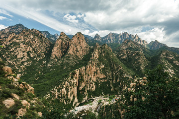 Qinhuangdao, Hebei Sheng, China. August 31, 2018. Mountain park. Life and travel in China