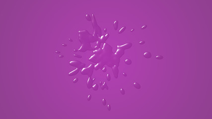 Background with paint. Divorces and drops. Periwinkles.