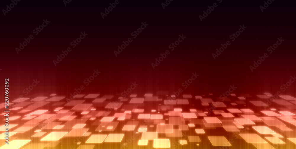 Poster abstract futuristic modern rectangle square polygon geometric shape background. 3d perspective. for 