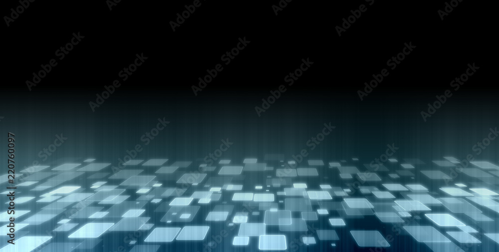 Aufkleber abstract futuristic modern rectangle square polygon geometric shape background. 3d perspective. for 