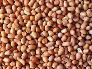 Delicious close up boiled peanut 