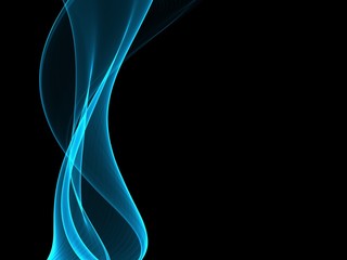 Naklejka premium Abstract Soft Color Blue Wave Background 