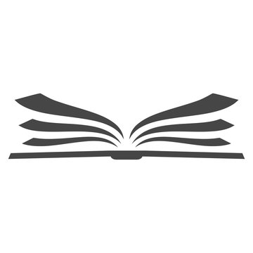 Open book logo, Book icon