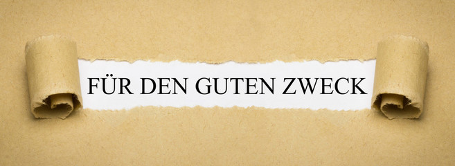 Für den guten Zweck