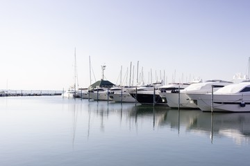 Fototapeta premium Marina - Ausblick