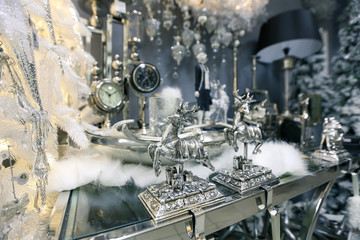 Christmas and Happy new year decoration . Christmas background w