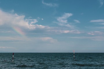 Fototapeta premium Meerblick - Regenbogen 