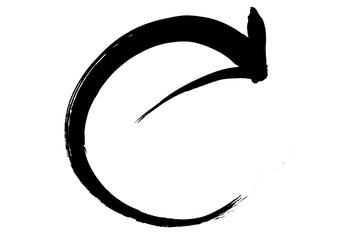 筆文字　矢印　arrow　