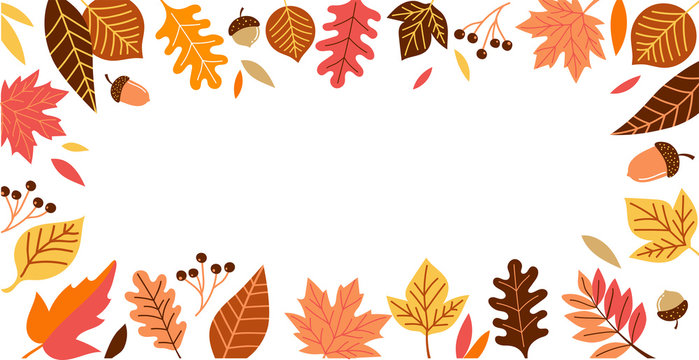 Fall, Autumn season illustration, background