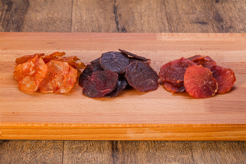Dry meat snack