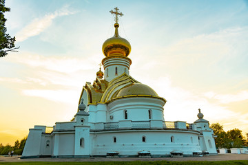 Khabarovsk, Russia - August 27, 2018: Church of St. Seraphim of Sarov