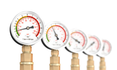 pressure gauge 3d