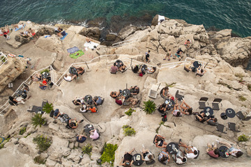 Croatia - Dubrovnik rocks on the sea