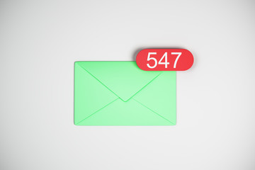 547 green email icons