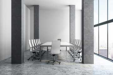 Fototapeta premium Clean meeting room interior