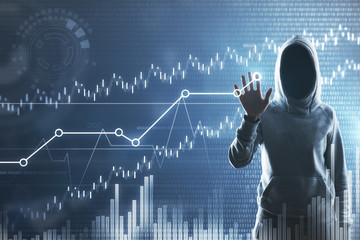 Hacking and phishing concept