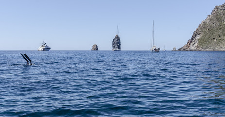 Naklejka premium Faraglioni di Lipari