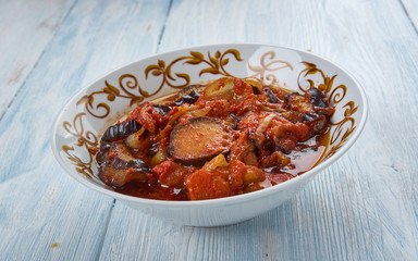 Eggplant in Tatar style