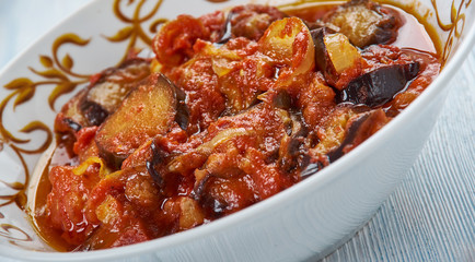 Eggplant in Tatar style