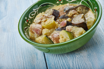 Curried potato korma