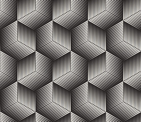 Vector seamless pattern. Modern stylish abstract texture. Repeating geometric tiles