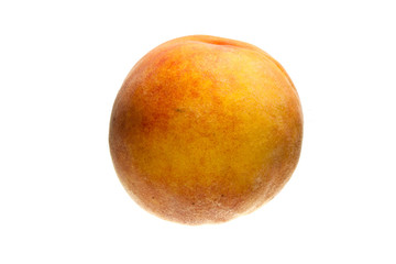 peach isolated on white background