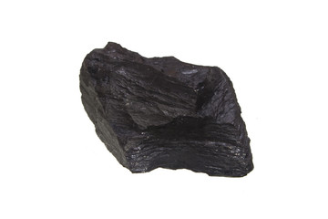 coal isolated on white background