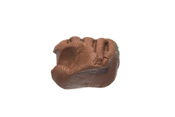 clay clay isolated on white background