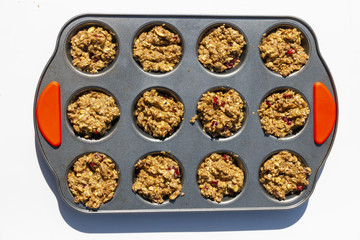 Uncooked Muffin Mixture