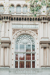 Obraz premium the building of the Liceu theatre