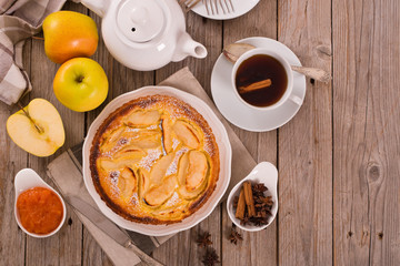 Tarte normande.