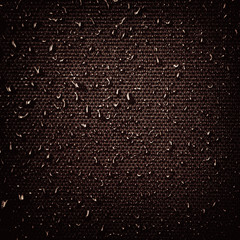 Water drops on fabric texture