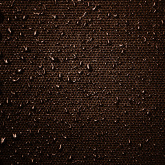 Water drops on fabric texture