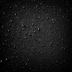 Water drops on fabric texture