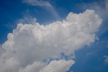 Fototapeta na wymiar Clouds in the sky rainy season.