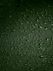 Water drops on fabric texture